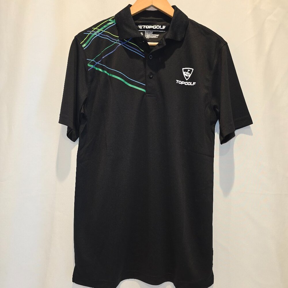 Top Golf Men's Black Golf Polo, Size Small, New in Package